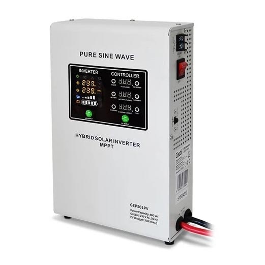 Back-up strømforsyning 500W/800VA ren sinusbølge