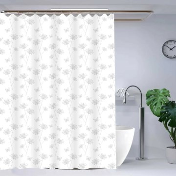 Badeforhæng TORO PREMIUM 178x199 cm blomster