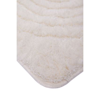 Bademåtte CARMEN 50x80 cm cremefarvet
