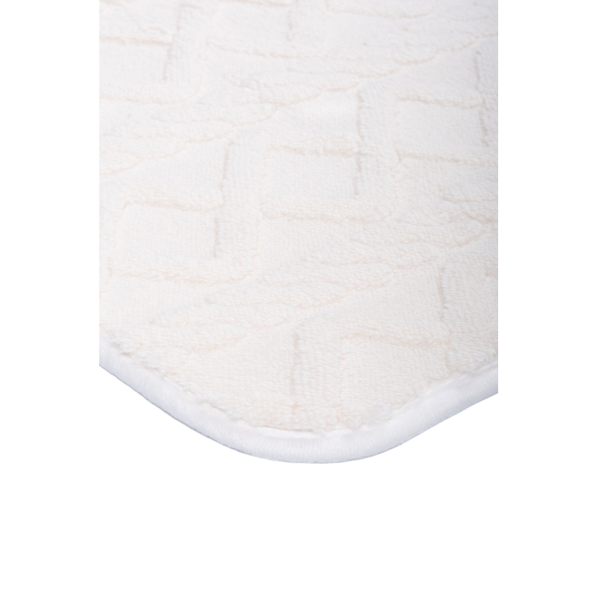 Bademåtte NEW STYLE 3D 60x90 cm cremefarvet