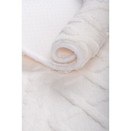 Bademåtte NEW STYLE 3D 60x90 cm cremefarvet