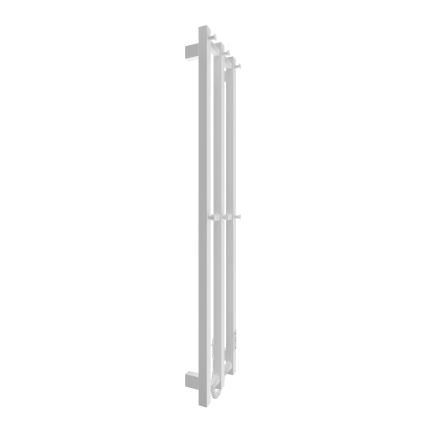 Badeværelseradiator HF SLIM 110W/230V 117x25 cm hvid kantet