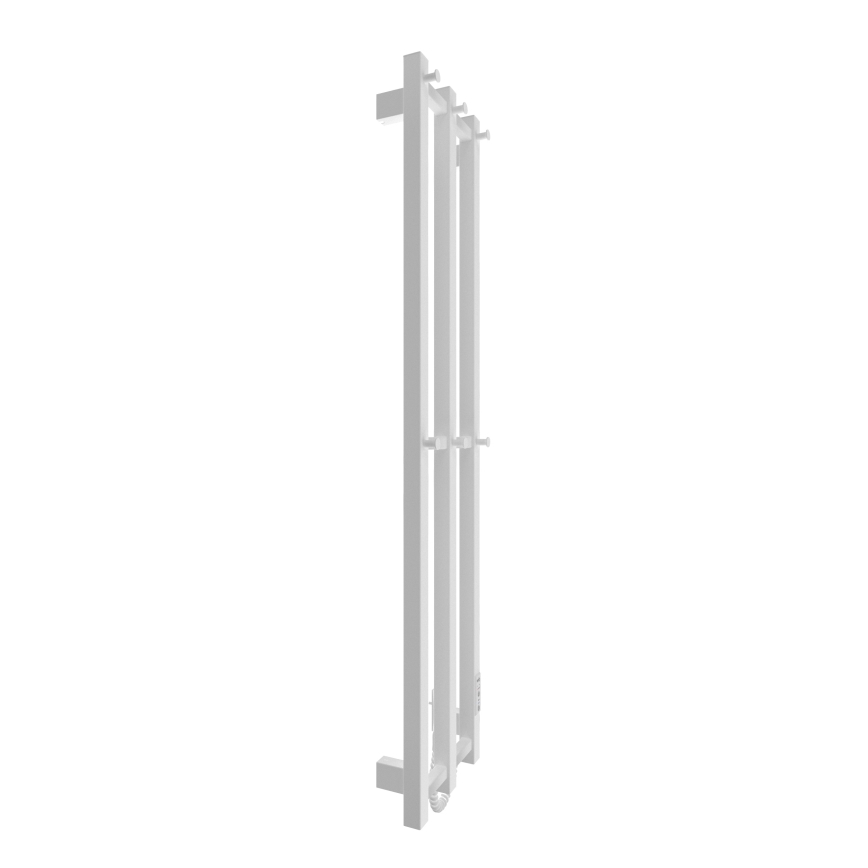 Badeværelseradiator HF SLIM 110W/230V 117x25 cm hvid kantet