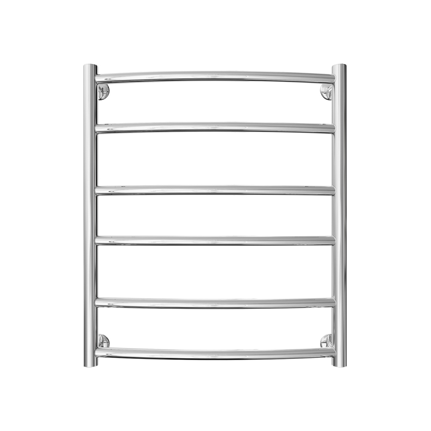Badeværelses håndklæderadiator INOX CLASSIC 122W/230V 57x53 cm rustfrit stål/blank krom