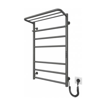 Badeværelses håndklædetørrer HOME 95W/230V 77x53 cm rustfrit stål/antracit, højre