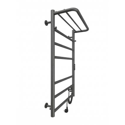 Badeværelses håndklædetørrer HOME 95W/230V 77x53 cm rustfrit stål/antracit, højre