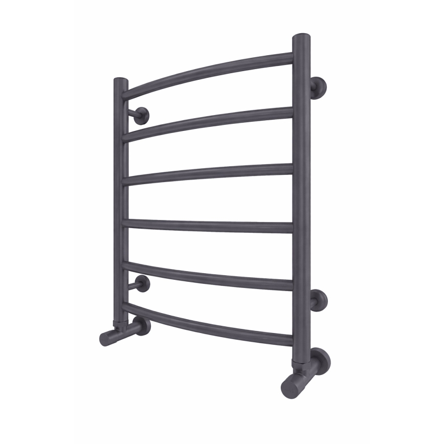 Badeværelses håndklædetørrer INOX CLASSIC 120W/230V 57x43 cm, rustfrit stål/antracit