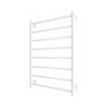 Badeværelses håndklædetørrer INOX FLAT 163W/230V 77x53 cm i rustfrit stål/hvid