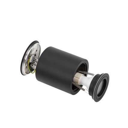 Badeværelses-spot CHLOE 1xGU10/6W/230V IP65 rund sort