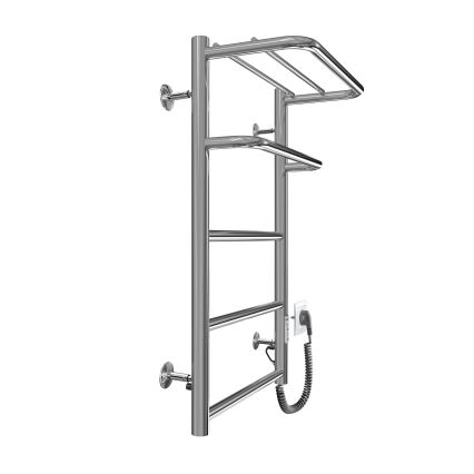 Badeværelses stigehåndklædetørrer HOTEL 75W/230V 66x42 cm, rustfrit stål/krom, højrevendt