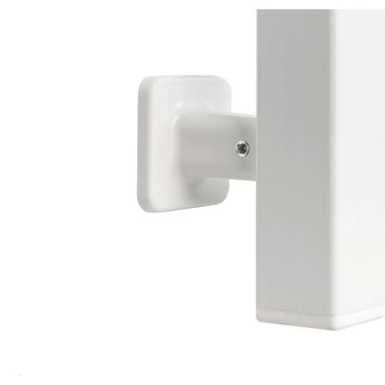 Badeværelseshåndklædetørrer AVANGARD med termostat 316W/230V 50,6 cm IP44 hvid venstrevendt kantet
