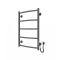 Badeværelseshåndklædetørrer CLASSIC 65W/230V 66x42 cm, rustfrit stål/antracit, højre