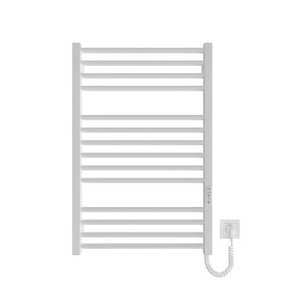 Badeværelseshåndklædetørrer HF DERBY 170W/230V 77x53 cm, hvid, højre