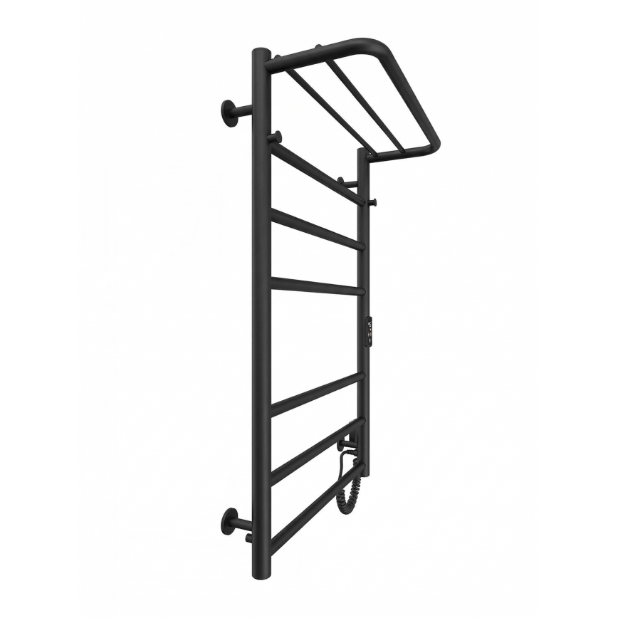 Badeværelseshåndklædetørrer HOME 95W/230V 77x53 cm rustfrit stål/sort højre