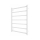 Badeværelseshåndklædetørrer INOX TOKIO 161W/230V 77x53 cm rustfrit stål/hvid
