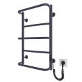 Badeværelseshåndklædetørrer LUX 65W/230V 66x42 cm, rustfrit stål/anthracit, højre