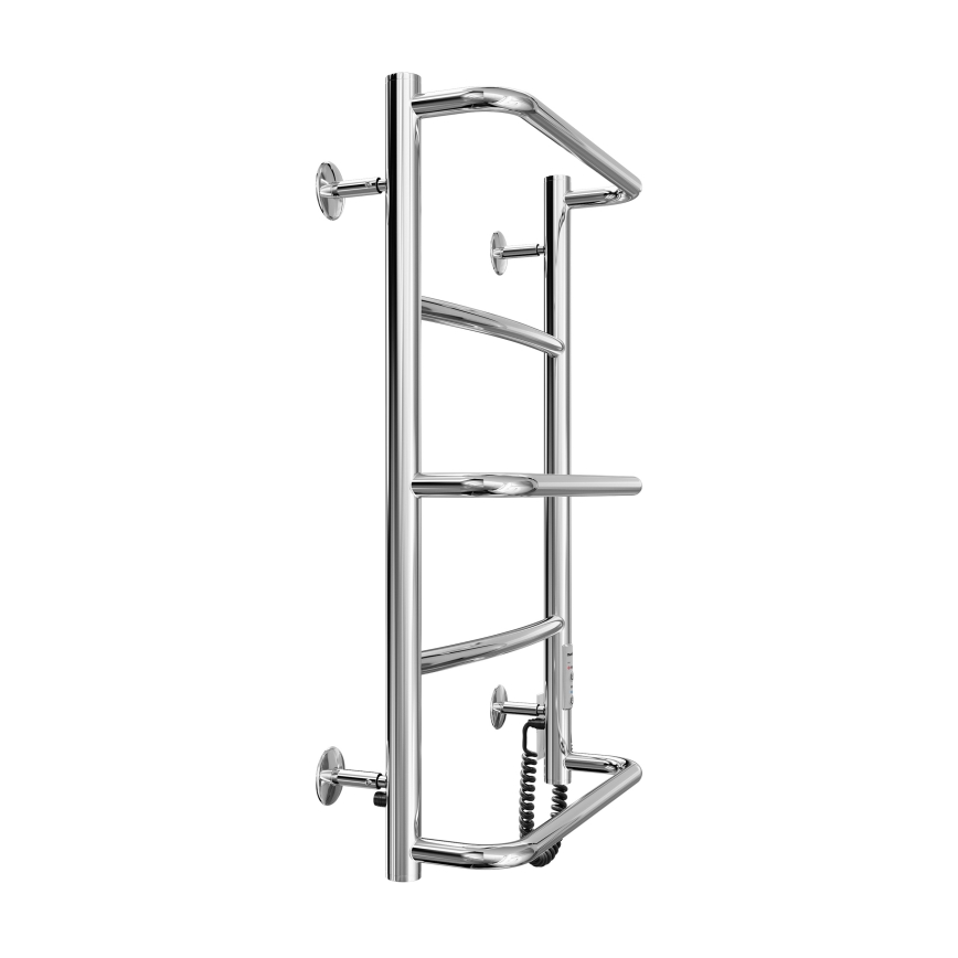 Badeværelseshåndklædetørrer LUX 65W/230V 66x42 cm rustfrit stål/poleret krom højre