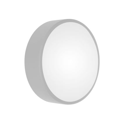 Badeværelsesloftlampe med sensor CLEO, 2x E27, maks. 24 W, 230 V, Ø 30 cm, grå, IP54