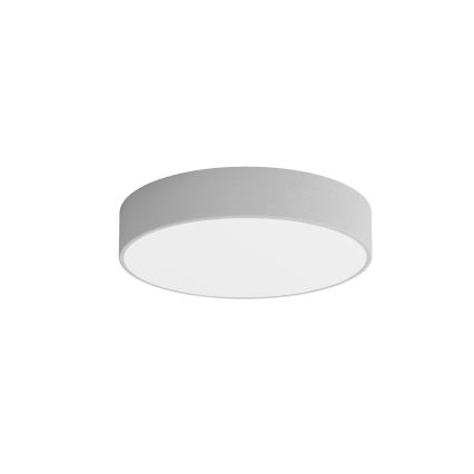 Badeværelsesloftlampe med sensor CLEO – 3×E27/24W/230V, Ø 40 cm, grå, IP54