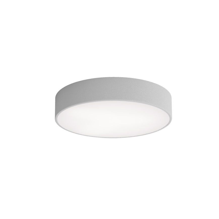 Badeværelsesloftlampe med sensor CLEO – 3×E27/24W/230V, Ø 40 cm, grå, IP54