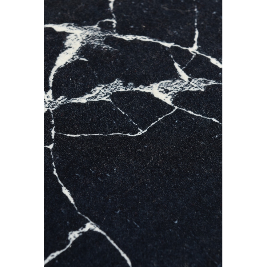 Badeværelsesmåtte MARBLE 40x60 cm sort