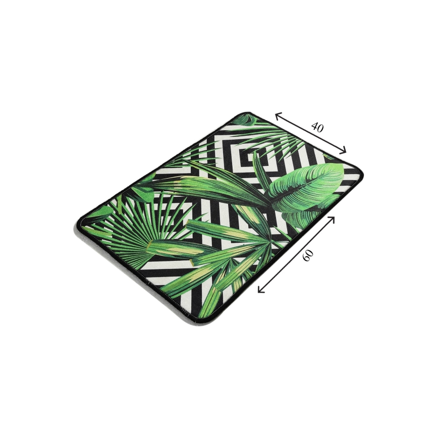 Badeværelsesmåtte TROPIC 40x60 cm grøn