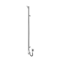 Badeværelsesradiator RAY 25W/230V 110x30 cm IP44 rustfrit stål/blank krom