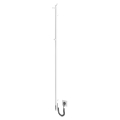 Badeværelsesradiator RAY 35W/230V 150x30 cm IP44 rustfrit stål/hvid