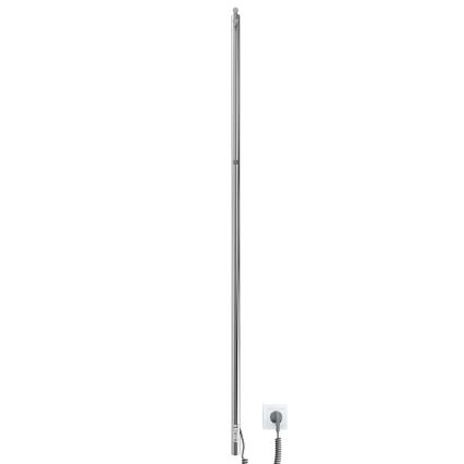 Badeværelsesradiator RAY 35W/230V 150x30 cm IP44 rustfrit stål/poleret krom