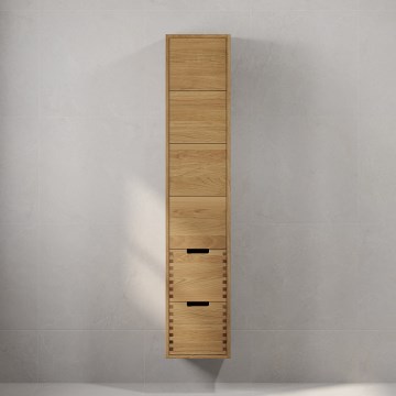 Badeværelsesskab GRIBSKOV 175 cm beige/eg
