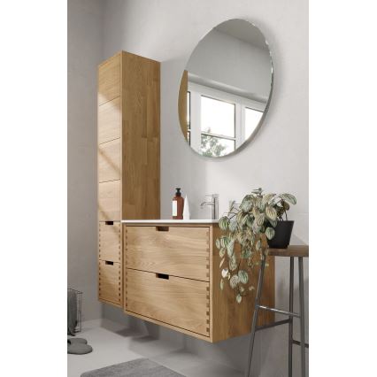 Badeværelsesskab GRIBSKOV 175 cm beige/eg