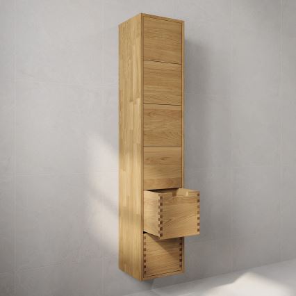 Badeværelsesskab GRIBSKOV 175 cm beige/eg