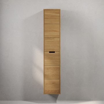 Badeværelsesskab GRIBSKOV 175 cm beige/eg