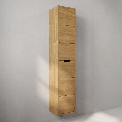 Badeværelsesskab GRIBSKOV 175 cm beige/eg