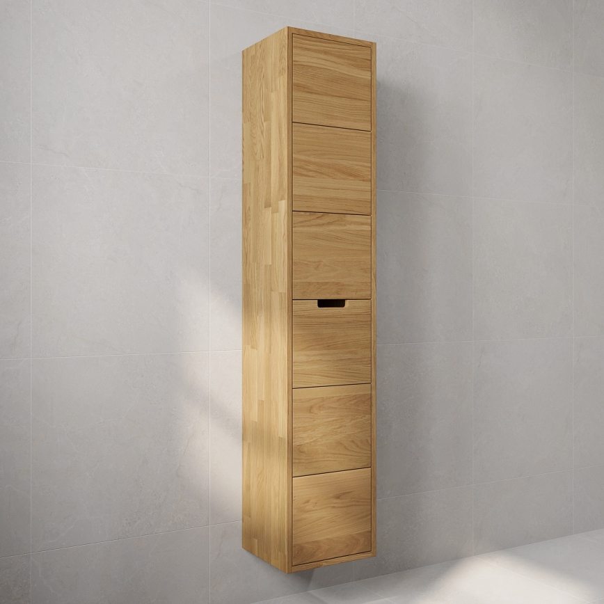 Badeværelsesskab GRIBSKOV 175 cm beige/eg