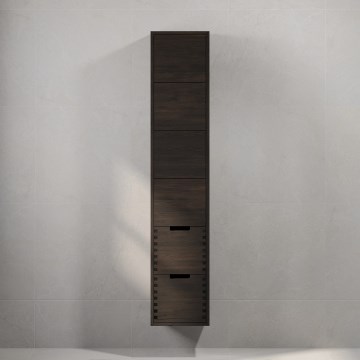 Badeværelsesskab GRIBSKOV 175 cm, brun/eg