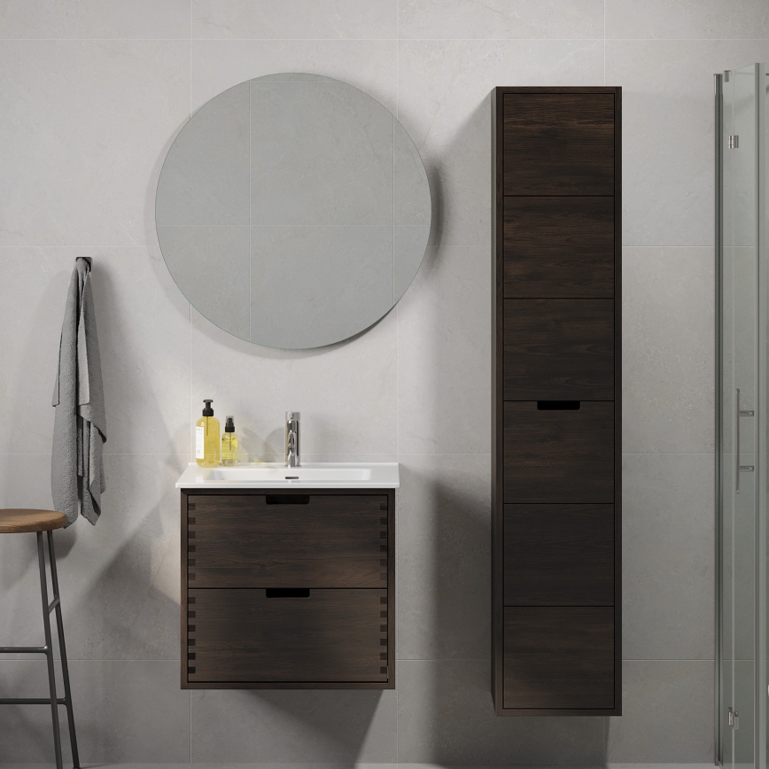 Badeværelsesskab GRIBSKOV 175 cm brun/eg