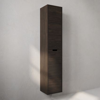 Badeværelsesskab GRIBSKOV 175 cm brun/eg