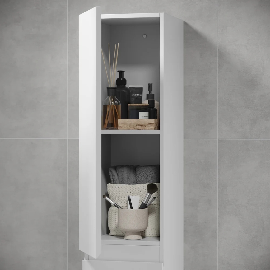 Badeværelsesskab KENWOOD 186 cm hvid