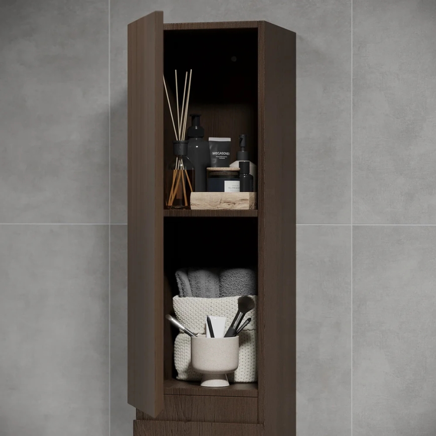 Badeværelsesskab KENWOOD 186 cm, valnød