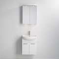 Badeværelsesskab med håndvask ASTRID + LED-spejlskab 4xLED/4,3W/230V IP44 hvid