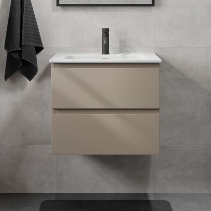 Badeværelsesskab med håndvask KENWOOD 61x52x47 cm Marakesh/hvid