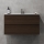 Badeværelsesskab med håndvask KENWOOD 91x50x47 cm valnød