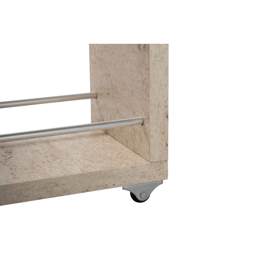 Badeværelsesskab MELODY – beige marmorfinish