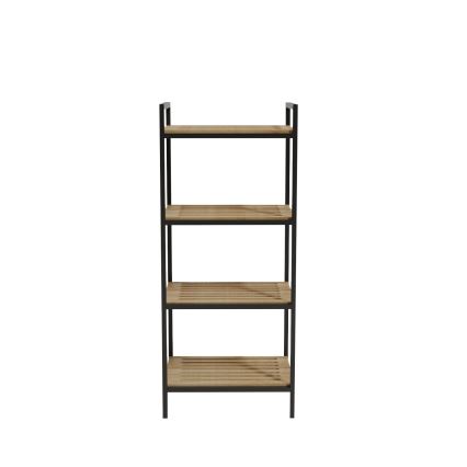 Badeværelsesstativ STRALSUND 110x45 cm eg/sort