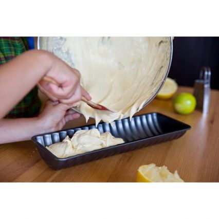 Bageform TORO 31,5 x 12 cm, sort