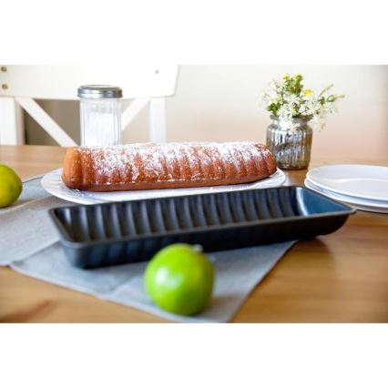 Bageform TORO 31,5 x 12 cm, sort