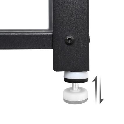 Barbord BARTIS brun/sort