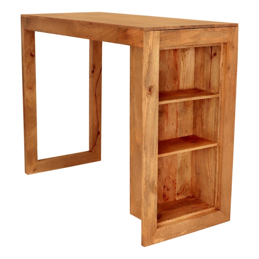 Barbord HINA 140x110 cm massiv/mangotræ