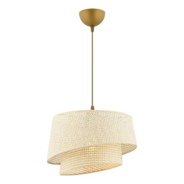 BARETTE pendel 1xE27/60W/230V creme